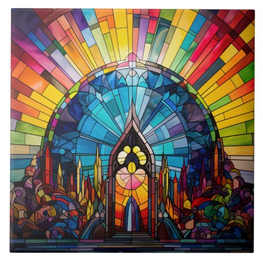  Stained Glass  タイル (正面)