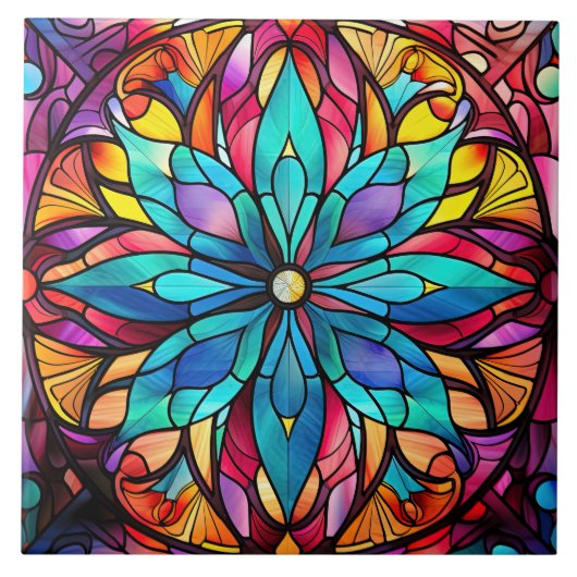 Stained Glass タイル (正面)