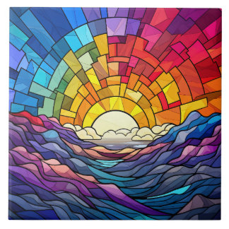  Stained Glass  タイル