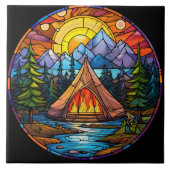 Stained Glass  タイル (正面)