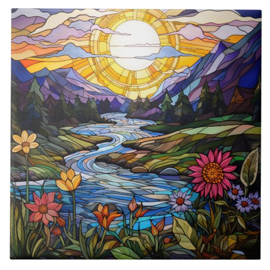 Stained Glass タイル (正面)