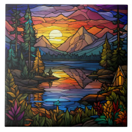 Stained Glass  タイル