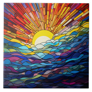  Stained Glass  タイル