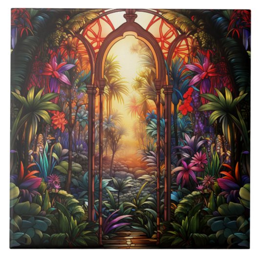 Stained Glass タイル (正面)