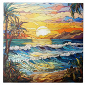 Stained Glass  タイル (正面)