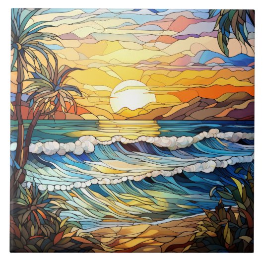 Stained Glass タイル (正面)