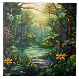 Stained Glass  タイル