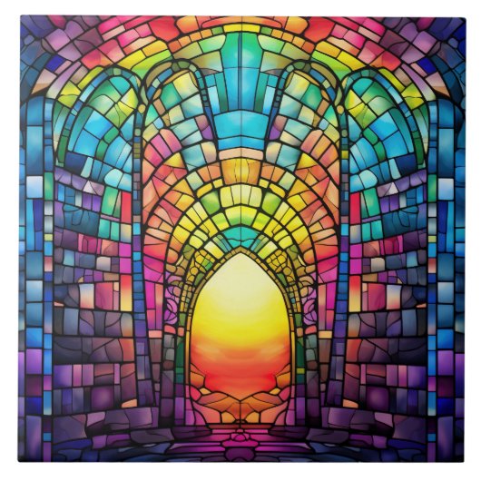  Stained Glass  タイル (正面)