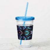 Stained Glass Acrylic Pour Tumbler アクリルタンブラー (裏面)