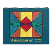 Stained Glass Art Calendar カレンダー (カバー)