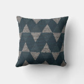 Stained Glass Blue Diamond クッション (裏面)