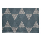 Stained Glass Blue Diamond 枕カバー (正面)