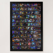 Stained Glass Brain-buster Puzzle ジグソーパズル (縦)