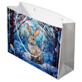 Stained Glass Bunny ラージペーパーバッグ (裏面アングル)