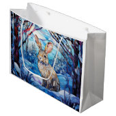 Stained Glass Bunny ラージペーパーバッグ (正面アングル)