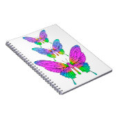 Stained Glass Butterflies Notebook ノートブック (右側)