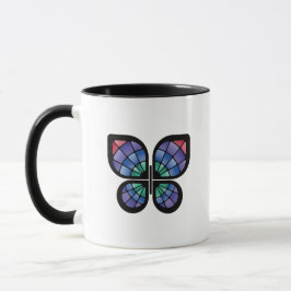 Stained Glass Butterfly マグカップ