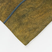 Stained Glass Cats and Sunflowers Art Design フリースブランケット (角)