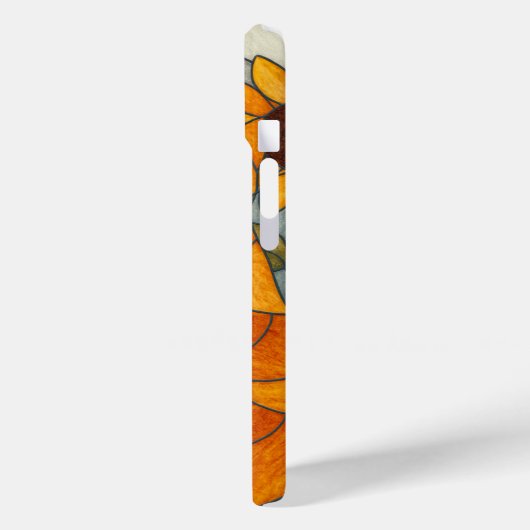 Stained Glass Cats and Sunflowers Art Design Case-Mate iPhoneケース (裏面 / 左)