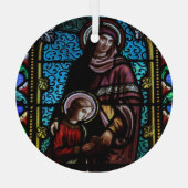 Stained glass church window  ガラスオーナメント (裏面)