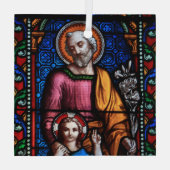 Stained glass church window  glass ornament ガラスオーナメント (裏面)