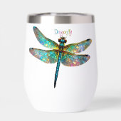Stained Glass Colorful Dragonfly (背面)