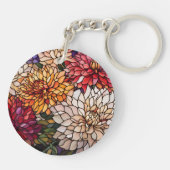 Stained Glass Dahlia キーホルダー (裏面)