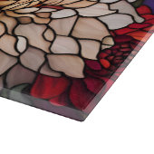Stained Glass Dahlia Art カッティングボード (角)