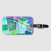 Stained Glass Design Luggage Tag ラゲッジタグ (正面横)