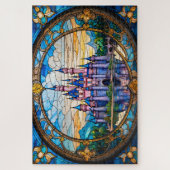 Stained Glass Dream Castle jigsaw puzzle ジグソーパズル (縦)