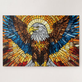 Stained Glass Eagle Jigsaw Puzzle ジグソーパズル