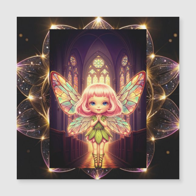 Stained glass, fairies, cathedrals, prayer (正面)