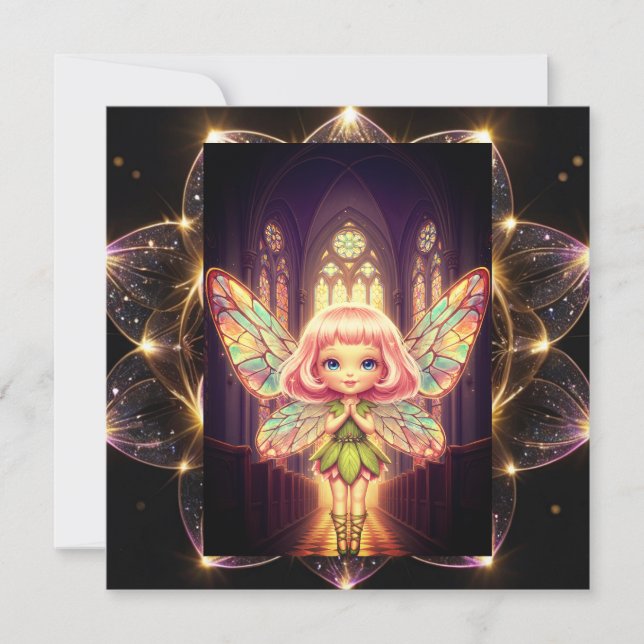 Stained glass, fairies, cathedrals, prayer (正面)