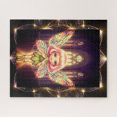 Stained glass, fairies, cathedrals, prayer ジグソーパズル (横)
