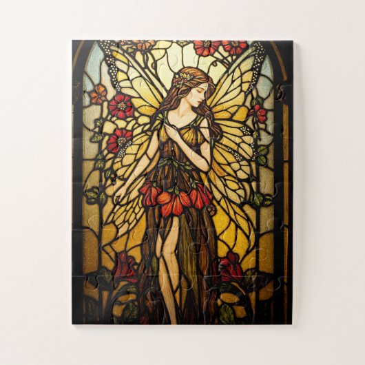stained glass fairy puzzle ジグソーパズル (縦)