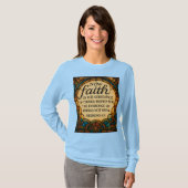 Stained Glass Faith Quote T-Shirt Tシャツ (正面フル)
