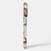 Stained Glass Floral iPhone Case Pastel Blue Pink  Case-Mate iPhoneケース (裏面 / 右)