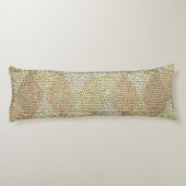 Stained Glass Gold Diamond Pattern ボディピロー (裏面)