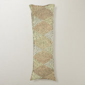 Stained Glass Gold Diamond Pattern ボディピロー (正面縦)