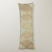 Stained Glass Gold Diamond Pattern ボディピロー (裏面 (縦))