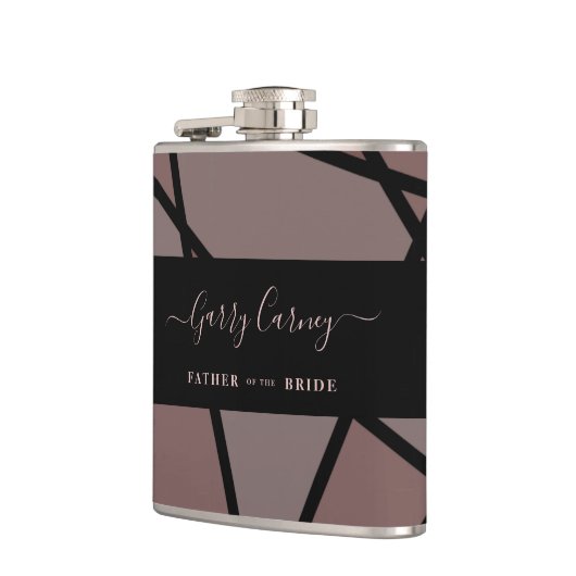 Stained Glass Imitation to Father Bride or Groom フラスク (左)