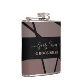Stained Glass Imitation to Groomsmen フラスク (右)