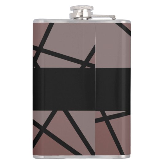 Stained Glass Imitation to Thank Groomsmen フラスク (裏面)