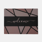 Stained Glass Imitation to Welcome Home ドアマット (正面)