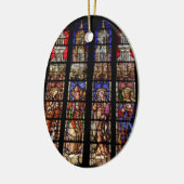 Stained glass in a church in Aix en Provence セラミックオーナメント (左)