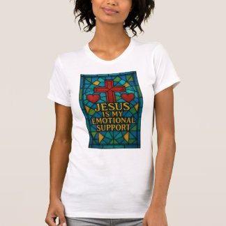 Stained Glass Jesus Christian Shirt Tシャツ