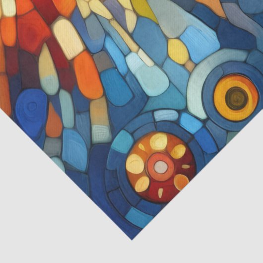 Stained-Glass Lighthouse Nautical Decoupage  薄葉紙 (詳細)