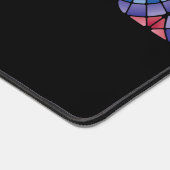 Stained Glass (Linear - Midnight) デスクマット (コーナー)