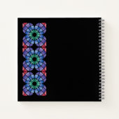 Stained Glass (Linear - Midnight) ノートブック (裏面)