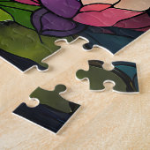 Stained Glass Little Fairy With Dragonfly ジグソーパズル (側面)